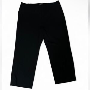 maggie barnes petite 4 Black capri pants (says size 4 but is actually size 18/20
